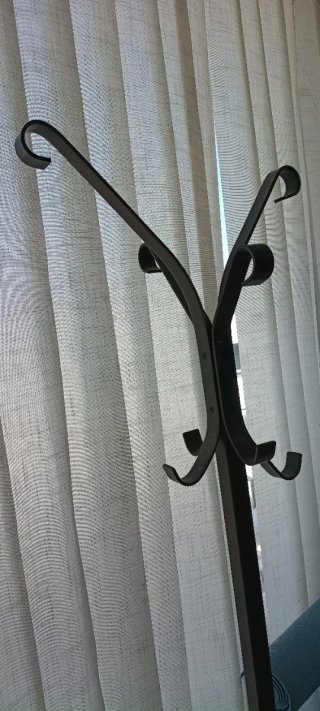 Perchero Ikea Portis forja gris oscuro