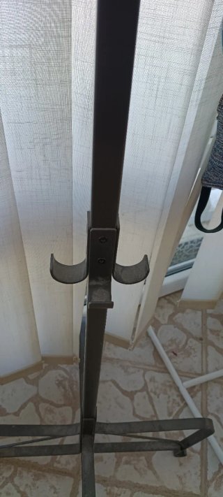 Perchero Ikea Portis forja gris oscuro