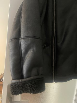 Cazadora doble faz biker Springfield Negra