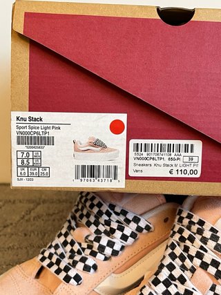 Scarpe Vans Platform Rosa Taglia 39