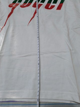 T-shirt Gucci Logo Blade Verde