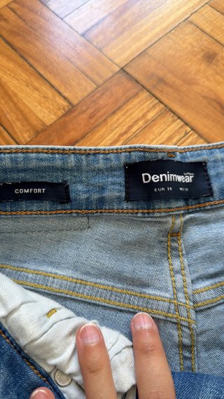 Calções de ganga rasgados Denim & Co