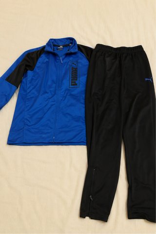 Chándal Puma niño 152 cm azul y negro
