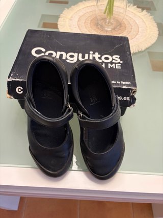 Merceditas Conguitos zapatos Uniforme Talla 35