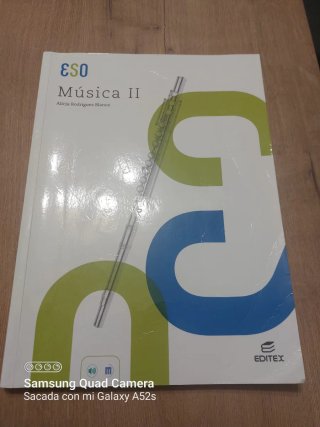 Libro Música 2 ESO Editéx