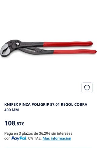 Alicates Pico de Loro Knipex 400mm