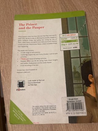 The Prince and the Pauper. Buch + Audio-CD Engl...