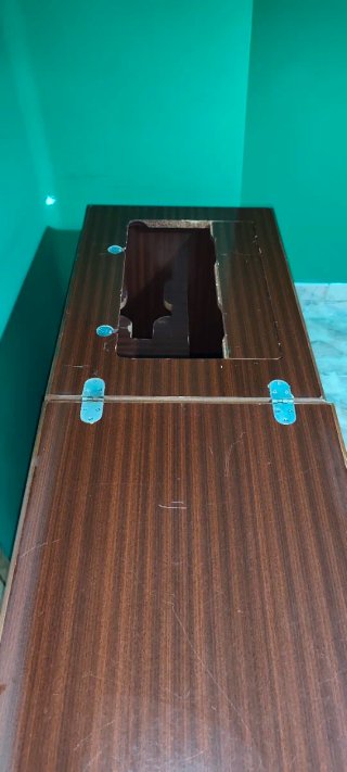 Mesa de máquina de madera