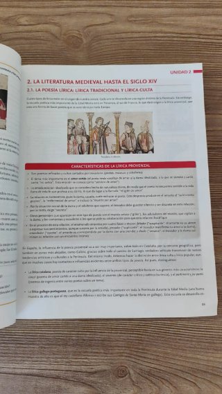 Lengua castellana y literatura, 1 BACH.