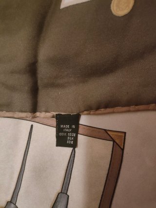 Pañuelo Seda Loewe Vintage Herramientas