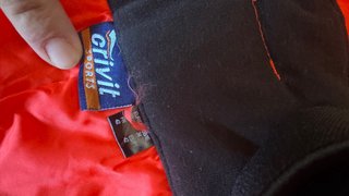 Pantalón de esquí naranja con tirantes