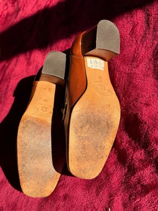 Décolleté marroni tacco 38