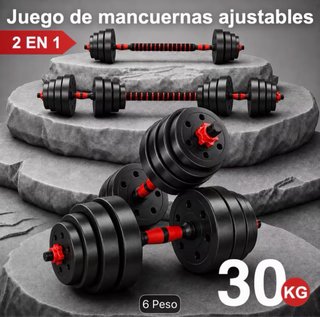 Juego Mancuernas Ajustables 30kg