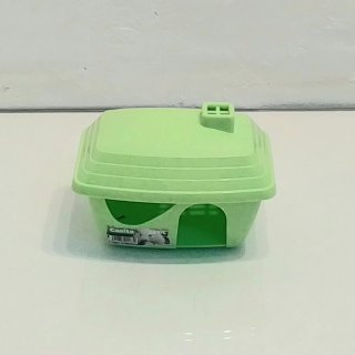 Casita Jaula Verde para Mascotas