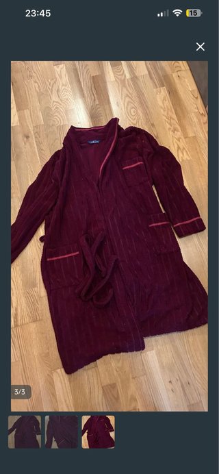Bata burdeos talla L