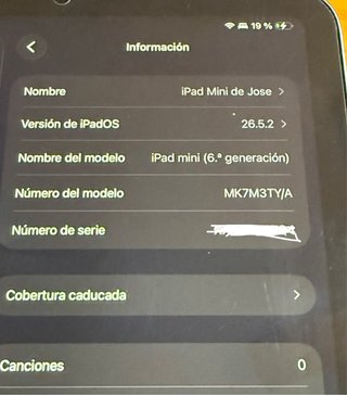 iPad mini 6 64GB Gris Espacial