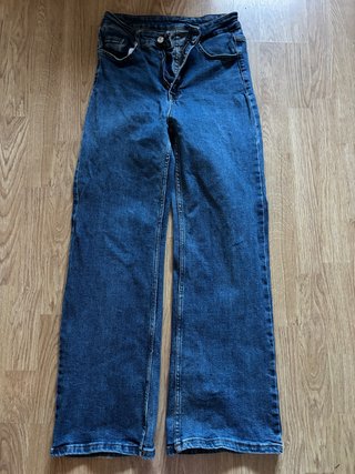Pantalón vaquero recto azul