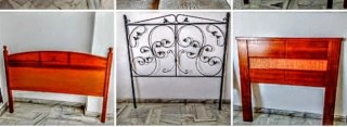 Respaldo de forja para cama