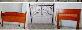 Respaldo de forja para cama