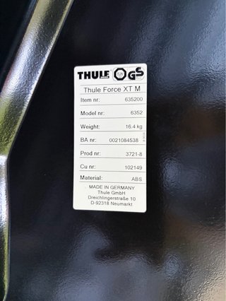 Cofre Thule Force XT M - 400L