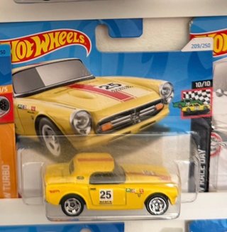 Hot Wheels Honda S800 209/250 Amarillo