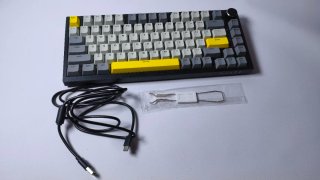 Teclado mecánico Ajazz AK820 Gris/Amarillo