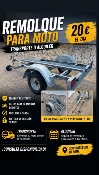Alquiler / Transporte Remolque de moto