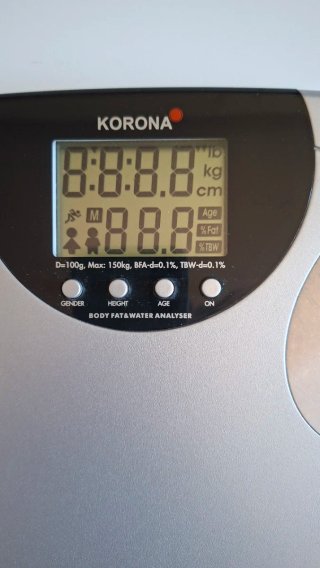 Báscula Korona Grasa/Agua - Electrónica OK