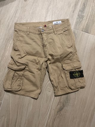 Stone Island Pantaloncini Beige Cargo