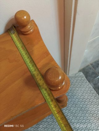 Estantería de pino macizo 3 baldas (47x62x17)