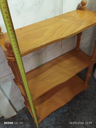 Estantería de pino macizo 3 baldas (47x62x17)