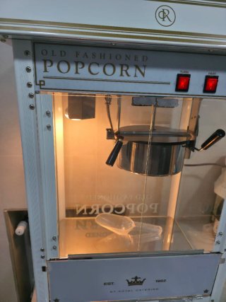 Palomitera Retro Royal Catering Estilo Cine
