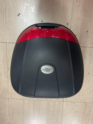 Baúl Trasero Moto Kappa Monolock Negro