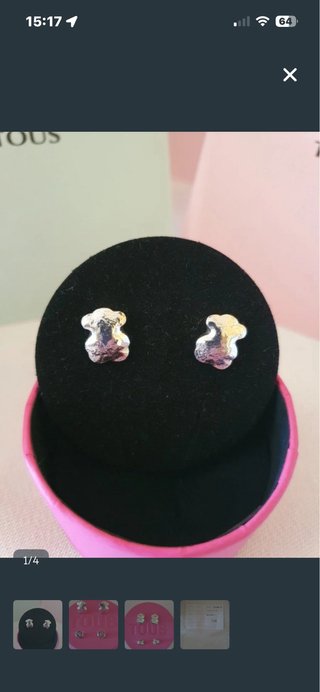 Pendientes Tous Duna Plata