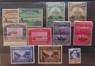 Sellos Correos España Guerra Civil 1936-1939
