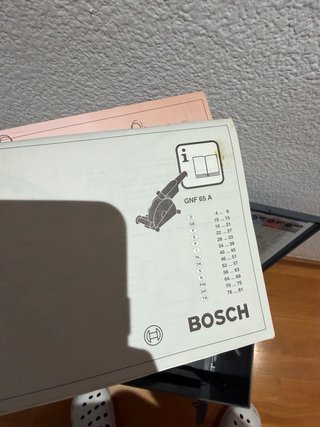 Rozadora cortadora Bosch GNF 65 A