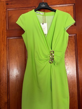 Vestido lima Carher talla XS nuevo