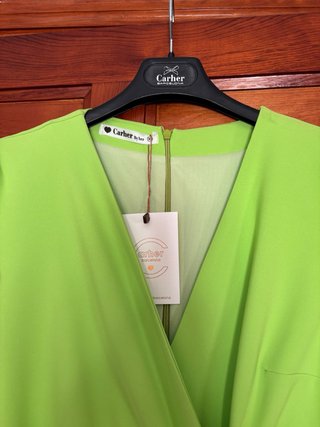 Vestido lima Carher talla XS nuevo