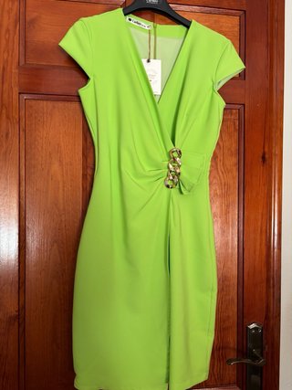 Vestido lima Carher talla XS nuevo