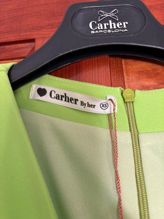 Vestido lima Carher talla XS nuevo