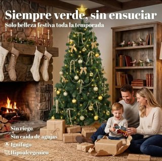 Árbol de Navidad 220 cm NUEVO