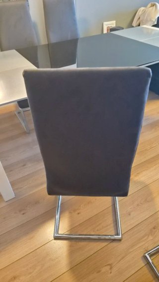 Mesa comedor extensible madera y 4 sillas
