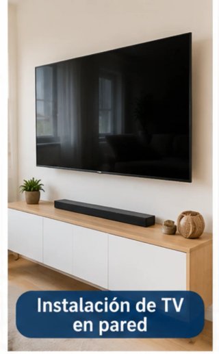 INSTALACIÓN Y MONTAJE DE TV. MANITAS