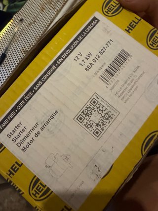 Motor Arranque Hella 8EA 012 527-771 Opel Fiat