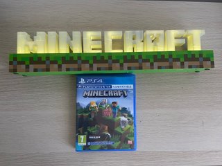 Juego Minecraft PS4 + Lámpara Decorativa