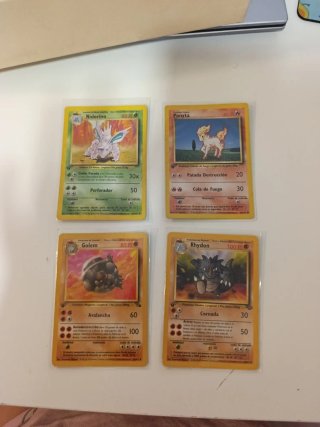 Cartas Pokémon 1999 1ªEDICION