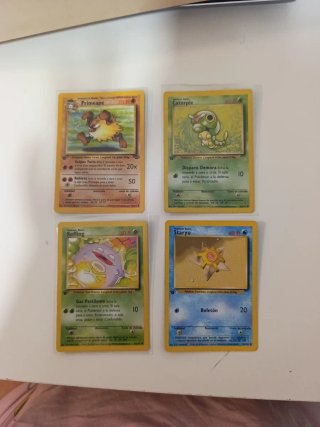 Cartas Pokémon 1999 1ªEDICION