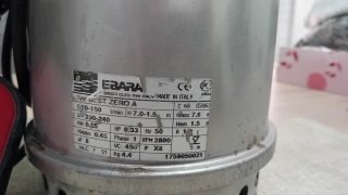 Bomba de agua sumergible Ebara