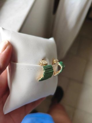Orecchini Zara verdi