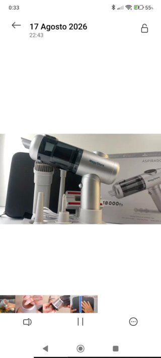 Aspiradora Manual Potente MagyStore